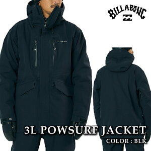 yGg[Pő47{BLACK FRIDAYԁz {Ki Xm[{[h EFA WPbg r{ BILLABONG 3L POWSURF JACKET BLK pET[t WPbg Y fB[X 25-26