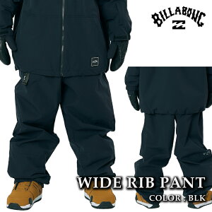 yGg[Pő47{BLACK FRIDAYԁz {Ki Xm[{[h EFA pc r{ BILLABONG WIDE RIB PANT BLK Ch u pc Y fB[X 25-26