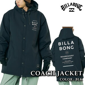 yGg[Pő47{BLACK FRIDAYԁz {Ki Xm[{[h EFA WPbg r{ BILLABONG COACH JACKET BLK R[`WPbg Y fB[X 25-26