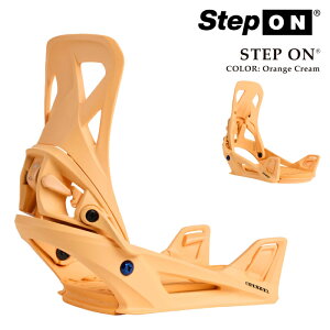 【エントリーで全品P10倍★マラソン期間】 日本正規品 スノーボード ビンディング バートン BURTON MENS STEP ON Re:Flex Orange Cream ステップオン リフレックス バインディング メンズ 25-26