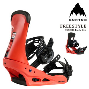 日本正規品 スノーボード ビンディング バートン BURTON MENS FREESTYLE Re:Flex Fiesta Red フリースタイル リフレックス バインディング メンズ 25-26