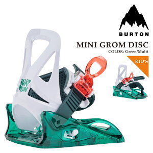 {Ki Xm[{[h rfBO o[g BURTON KIDS MINI GROM DISC Green Multi ~j O fBXN oCfBO LbY [X q 25-26