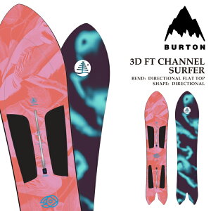 yGg[Pő47{}\ԁz {Ki Xm[{[h  o[g BURTON 3D CHANNEL SURFER t@~[c[ `l T[t@[ Flat Top Y fB[X 25-26
