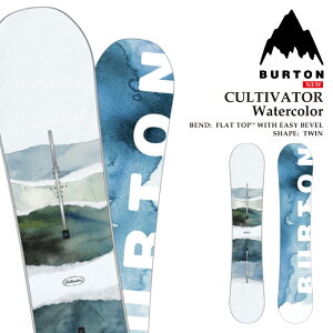 {Ki Xm[{[h  o[g BURTON CULTIVATOR Watercolor J`x[^[ Flat Top Y fB[X 25-26