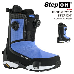 【エントリーで全品P10倍★マラソン期間】 日本正規品 スノーボード ブーツ バートン BURTON MENS HIGHSHOT X STEP ON WIDE Iris Bloom ハイショット エックス ステップオン ワイド メンズ 25-26