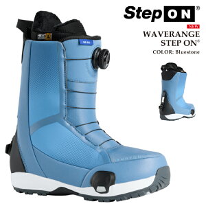 日本正規品 スノーボード ブーツ バートン BURTON MENS WAVERANGE STEP ON WIDE Blue Stone ウェイブレンジ ステップオン ワイド メンズ 25-26