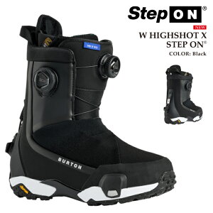 yGg[Pő47{}\ԁz {Ki Xm[{[h u[c o[g BURTON WOMENS HIGHSHOT X STEP ON Black nCVbg GbNX XebvI fB[X 25-26