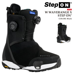 yGg[Pő47{}\ԁz {Ki Xm[{[h u[c o[g BURTON WOMENS WAVERANGE X STEP ON Black EFCuW GbNX XebvI fB[X 25-26