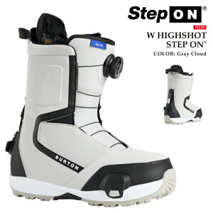 {Ki Xm[{[h u[c o[g BURTON WOMENS HIGHSHOT STEP ON Gray Cloud nCVbg XebvI fB[X 25-26 \