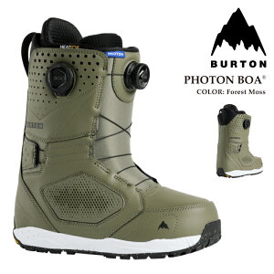 yGg[Pő47{BLACK FRIDAYԁz {Ki Xm[{[h u[c o[g BURTON MENS PHOTON BOA WIDE Forest Moss tHg {A Ch Y 25-26