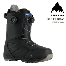 【エントリーでP最大47倍！3/11 1:59迄】 日本正規品 スノーボード ブーツ バートン BURTON MENS RULER BOA WIDE Black ルーラー ボア ワイド メンズ 25-26
