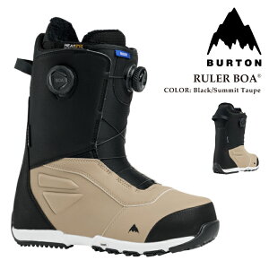���{���K�i �X�m�[�{�[�h �u�[�c �o�[�g�� BURTON MENS RULER BOA WIDE Black Summit Taupe ���[���[ �{�A ���C�h �����Y 25-26