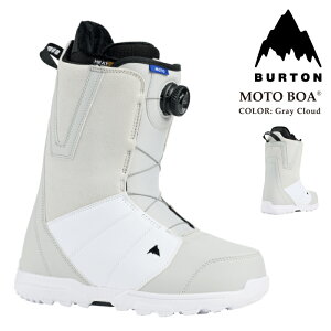 yGg[Pő47{}\ԁz {Ki Xm[{[h u[c o[g BURTON MENS MOTO BOA Gray Cloud g {A Y 25-26 \