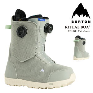 yGg[őSiP5{}\ԁz {Ki Xm[{[h u[c o[g BURTON WOMENS RITUAL BOA Talc Green `A {A fB[X 25-26