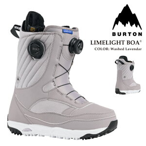 {Ki Xm[{[h u[c o[g BURTON WOMENS LIMELIGHT BOA WIDE Washed Lavender CCg {A Ch fB[X 25-26