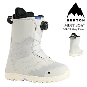 yGg[Pő47{}\ԁz {Ki Xm[{[h u[c o[g BURTON WOMENS MINT BOA Gray Cloud ~g {A fB[X 25-26 \