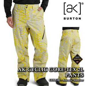 yGg[őSiP10{}\ԁz {Ki Xm[{[h EFA pc o[g BURTON MENS AK CYCLIC GORE-TEX 2L PANTS Atomic Shatter SAebNX Y 25-26