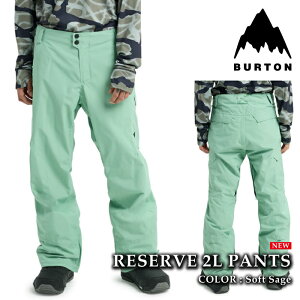yGg[őSiP5{}\ԁz {Ki Xm[{[h EFA pc o[g BURTON MENS RESERVE 2L PANTS Soft Sage Y 25-26