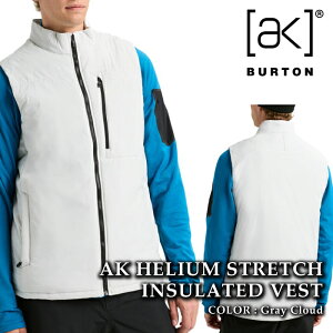 {Ki Xm[{[h EFA xXg o[g BURTON MENS AK HELIUM STRETCH INSULATED VEST Gray Cloud Y 25-26