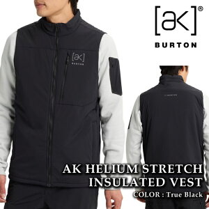 {Ki Xm[{[h EFA xXg o[g BURTON MENS AK HELIUM STRETCH INSULATED VEST True Black Y 25-26