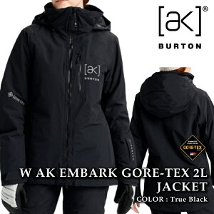 日本正規品 スノーボード ウェア ジャケット バートン BURTON WOMENS AK EMBARK GORE-TEX 2L JACKET True Black ゴアテックス レディース 25-26