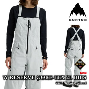 {Ki Xm[{[h EFA rupc o[g BURTON WOMENS RESERVE GORE-TEX 2L BIBS Gray Cloud SAebNX fB[X 25-26