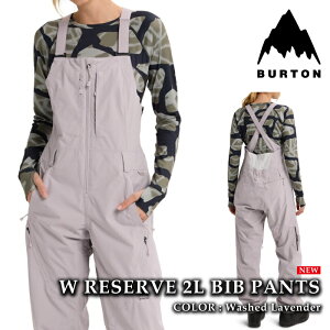 yGg[őSiP5{}\ԁz {Ki Xm[{[h EFA rupc o[g BURTON WOMENS RESERVE 2L BIB PANTS Washed Lavender fB[X 25-26