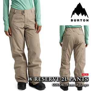 {Ki Xm[{[h EFA pc o[g BURTON WOMENS RESERVE 2L PANTS Summit Taupe fB[X 25-26