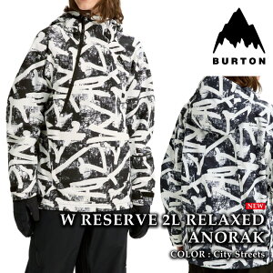 {Ki Xm[{[h EFA AmbN WPbg o[g BURTON WOMENS RESERVE 2L RELAXED ANORAK City Streets fB[X 25-26