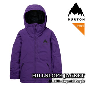 {Ki Xm[{[h EFA WPbg o[g BURTON KIDS HILLSLOPE JACKET Imperial Purple LbY [X q 25-26