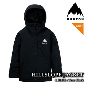 {Ki Xm[{[h EFA WPbg o[g BURTON KIDS HILLSLOPE JACKET True Black LbY [X q 25-26