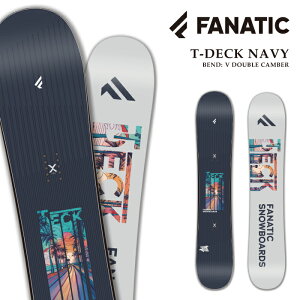 yGg[őSiP10{}\ԁz {Ki Xm[{[h  t@ieBbN FANATIC T-DECK Navy eB[fbL Y fB[X 25-26