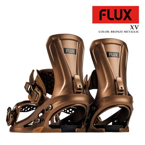【エントリーで全品P10倍★マラソン期間】 日本正規品 スノーボード ビンディング フラックス FLUX XV Bronze Metallic エックスブイ バインディング メンズ レディース 25-26