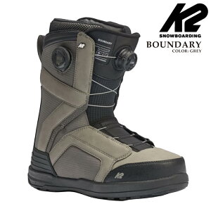 ���{���K�i �X�m�[�{�[�h �u�[�c �P�[�c�[ K2 BOUNDARY Grey �o�E���_���[ �����Y 25-26