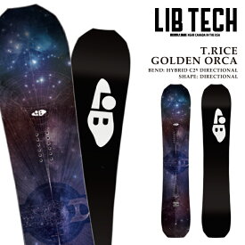 【エントリーでP最大47倍★マラソン期間】日本正規品 スノーボード 板 リブテック LIBTECH T.RICE GOLDEN ORCA トラビス ライス ゴールデン オルカ メンズ 25-26 予約