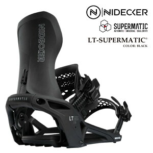 yGg[őSiP5{}\ԁz {Ki Xm[{[h rfBO iCfbJ[ NIDECKER LT-SUPERMATIC Black GeB[ X[p[}eBbN oCfBO Y fB[X 25-26