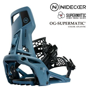 【エントリーで全品P10倍★マラソン期間】 日本正規品 スノーボード ビンディング ナイデッカー NIDECKER OG-SUPERMATIC Atlantic オージー スーパーマティック バインディング メンズ レディース 25-2