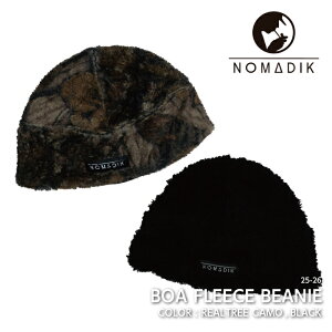 日本正規品 スノーボード ビーニー ノマディック NOMADIK BOA FLEECE BEANIE Real Tree Camo・Black 25-26