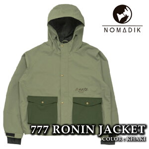 ���{���K�i �X�m�[�{�[�h �E�F�A �W���P�b�g �m�}�f�B�b�N NOMADIK 777 RONIN JACKET Khaki �����Y ���f�B�[�X 25-26