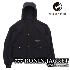 �y�G���g���[�őS�iP5�{�I12/26 1:59���z ���{���K�i �X�m�[�{�[�h �E�F�A �W���P�b�g �m�}�f�B�b�N NOMADIK 777 RONIN JACKET Black �����Y ���f�B�[�X 25-26