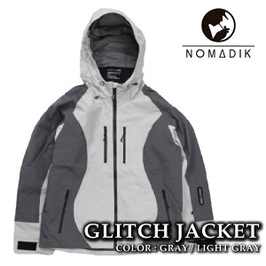 {Ki Xm[{[h EFA WPbg m}fBbN NOMADIK GLITCH JACKET Grey Light Grey Y fB[X 25-26