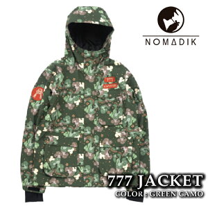 �y�G���g���[��P�ő�47�{�I3/11 1:59���z ���{���K�i �X�m�[�{�[�h �E�F�A �W���P�b�g �m�}�f�B�b�N NOMADIK 777 JACKET Green Camo �����Y ���f�B�[�X 25-26