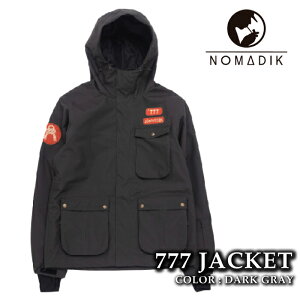���{���K�i �X�m�[�{�[�h �E�F�A �W���P�b�g �m�}�f�B�b�N NOMADIK 777 JACKET Dark Grey �����Y ���f�B�[�X 25-26