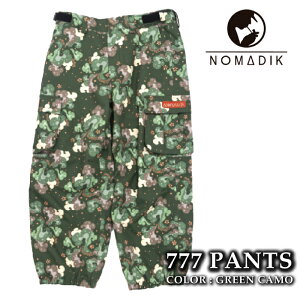 yGg[őSiP10{X[p[SALEz {Ki Xm[{[h EFA pc m}fBbN NOMADIK 777 PANTS Green Camo Y fB[X 25-26
