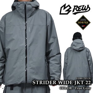 yGg[őSiP10{}\ԁz {Ki Xm[{[h EFA WPbg A[C[_u[ REW STRIDER WIDE JKT 22 True Gray GORE-TEX SAebNX Y fB[X 25-26