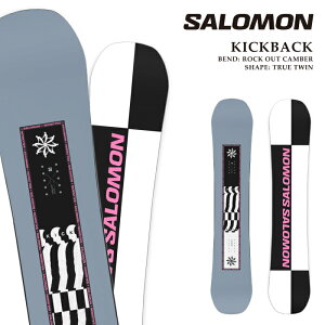 ���{���K�i �X�m�[�{�[�h �� �T������ SALOMON KICKBACK �L�b�N�o�b�N �����Y 25-26