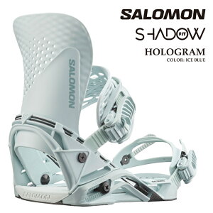 【エントリーで全品P10倍★マラソン期間】 日本正規品 スノーボード ビンディング サロモン SALOMON HOLOGRAM Ice Blue ホログラム バインディング メンズ レディース 25-26
