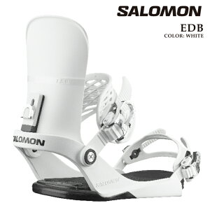 日本正規品 スノーボード ビンディング サロモン SALOMON EDB White イーディービー バインディング メンズ レディース 25-26