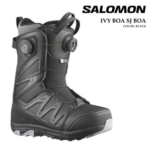 yGg[Pő47{}\ԁz {Ki Xm[{[h u[c T SALOMON IVY BOA SJ BOA Black ACr[ {A fB[X 25-26