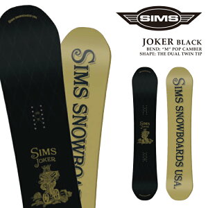 yGg[őSiP5{}\ԁz {Ki Xm[{[h  VX SIMS JOKER Black W[J[ Y fB[X 25-26